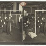 "Untitled [Stereoscopic image of an eye Inspection at Ellis Island]," c. 1913. (Courtesy of The New York Academy of Medicine Library)